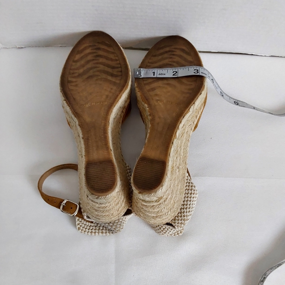 Paseart Anthropologie Wedge Platform Sandals - Picture 12 of 13